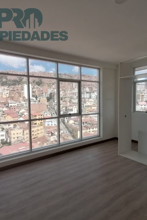 Penthouse de 1 dormitorio en Sopocachi, piso 18